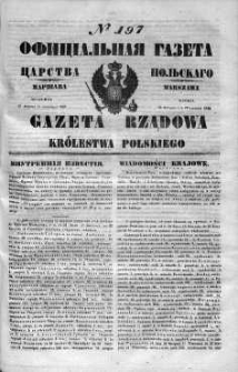 Gazeta Rządowa Królestwa Polskiego 1848 III, No 197