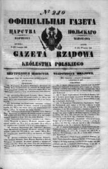 Gazeta Rządowa Królestwa Polskiego 1848 III, No 210