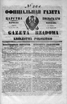 Gazeta Rządowa Królestwa Polskiego 1848 IV, No 264
