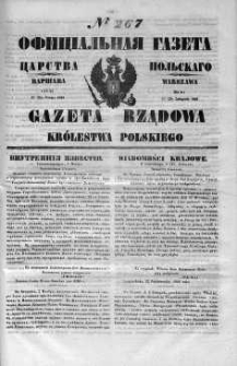 Gazeta Rządowa Królestwa Polskiego 1848 IV, No 267