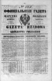 Gazeta Rządowa Królestwa Polskiego 1848 IV, No 281