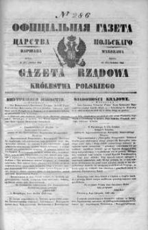 Gazeta Rządowa Królestwa Polskiego 1848 IV, No 286