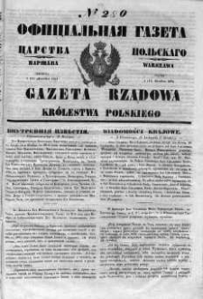 Gazeta Rządowa Królestwa Polskiego 1852 IV, No 280