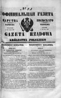 Gazeta Rządowa Królestwa Polskiego 1849 I, No 71