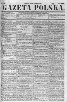 Gazeta Polska 1863 III, No 198