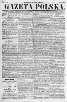 Gazeta Polska 1862 III, No 216