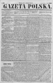 Gazeta Polska 1866 II, No 77