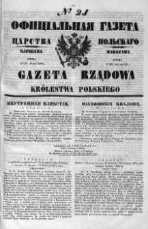 Gazeta Rządowa Królestwa Polskiego 1860 I, No 21