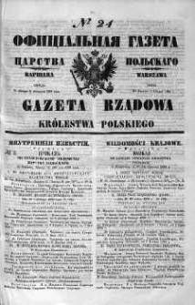 Gazeta Rządowa Królestwa Polskiego 1860 I, No 24