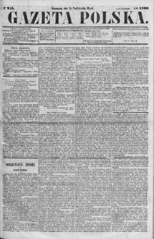 Gazeta Polska 1866 IV