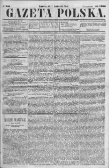 Gazeta Polska 1866 IV, No 246