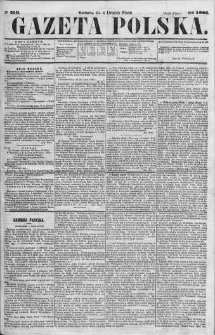 Gazeta Polska 1866 IV, No 250