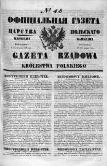 Gazeta Rządowa Królestwa Polskiego 1860 I, No 45