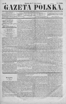 Gazeta Polska 1868 I, No 47