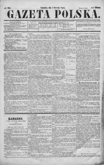 Gazeta Polska 1868 II, No 75