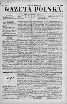 Gazeta Polska 1868 III, No 162