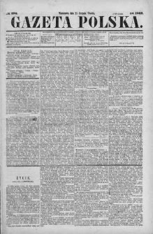 Gazeta Polska 1868 III, No 186