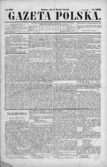 Gazeta Polska 1868 III, No 203
