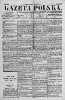 Gazeta Polska 1870 IV, No 275
