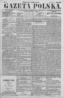 Gazeta Polska 1871 I, No 4
