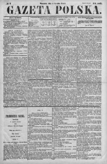 Gazeta Polska 1871 I, No 7