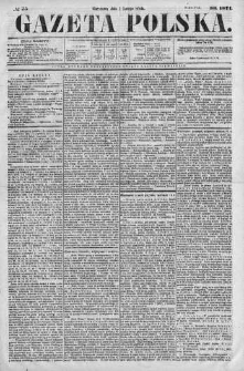 Gazeta Polska 1871 I, No 25