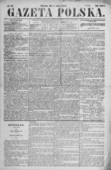 Gazeta Polska 1871 I, No 41