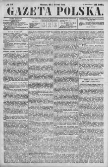 Gazeta Polska 1871 II, No 75