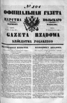 Gazeta Rządowa Królestwa Polskiego 1860 II, No 104