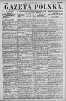 Gazeta Polska 1871 II, No 76