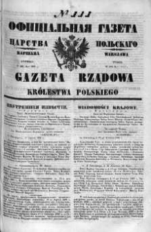 Gazeta Rządowa Królestwa Polskiego 1860 II, No 111