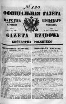 Gazeta Rządowa Królestwa Polskiego 1860 II, No 123