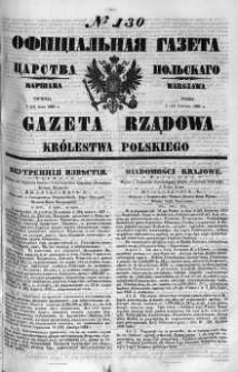 Gazeta Rządowa Królestwa Polskiego 1860 II, No 130