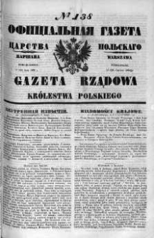 Gazeta Rządowa Królestwa Polskiego 1860 II, No 138