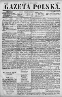 Gazeta Polska 1871 II, No 85
