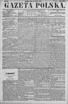 Gazeta Polska 1871 II, No 94