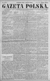 Gazeta Polska 1871 III, No 124