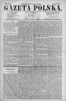 Gazeta Polska 1875 III, No 154