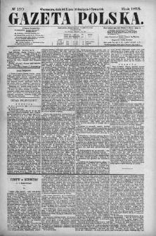 Gazeta Polska 1875 III, No 170