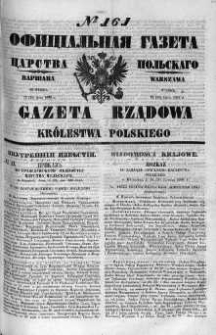 Gazeta Rządowa Królestwa Polskiego 1860 III, No 161
