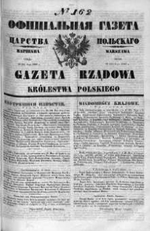 Gazeta Rządowa Królestwa Polskiego 1860 III, No 162
