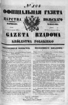 Gazeta Rządowa Królestwa Polskiego 1860 III, No 168