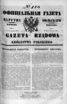 Gazeta Rządowa Królestwa Polskiego 1860 III, No 170