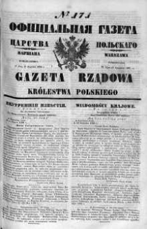 Gazeta Rządowa Królestwa Polskiego 1860 III, No 171
