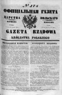 Gazeta Rządowa Królestwa Polskiego 1860 III, No 174