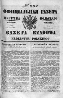 Gazeta Rządowa Królestwa Polskiego 1860 III, No 204