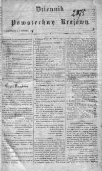 Dziennik Powszechny Krajowy 1831 I, Nr 2