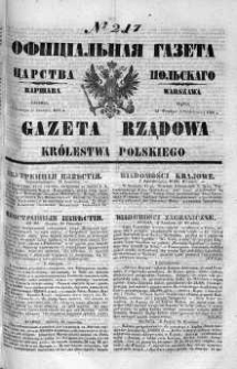 Gazeta Rządowa Królestwa Polskiego 1860 III, No 217