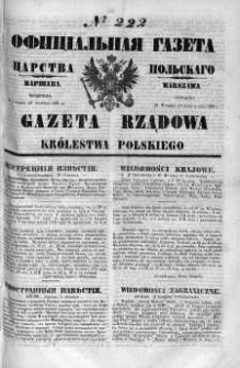 Gazeta Rządowa Królestwa Polskiego 1860 III, No 222