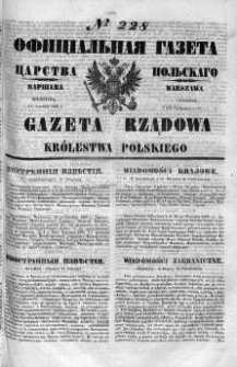 Gazeta Rządowa Królestwa Polskiego 1860 III, No 228